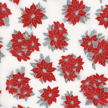 Holiday Charms 19926-93 Scarlet by Robert Kaufman Fabrics, Image