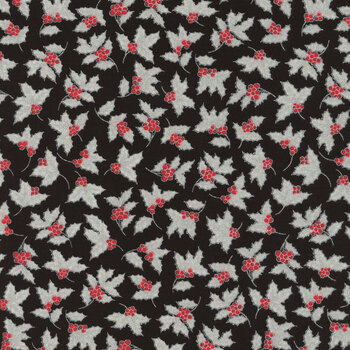 Holiday Charms 19950-181 Onyx by Robert Kaufman Fabrics, Image