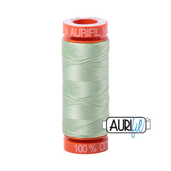 Aurifil 50wt Small Spools - 2880 Pale Green - 220yd, Image