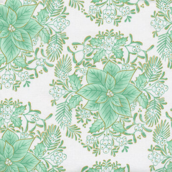 Holiday Flourish - Festive Finery 22286-32 Mint by Robert Kaufman Fabrics