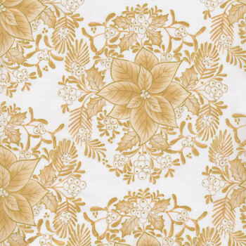 Holiday Flourish - Festive Finery 22286-85 Vanilla by Robert Kaufman Fabrics, Image