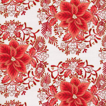 Holiday Flourish - Festive Finery 22286-478 Candy Cane by Robert Kaufman Fabrics, Image