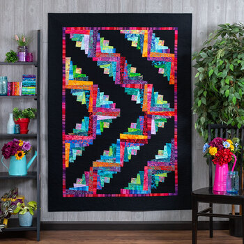 SAMPLE - Going My Way Quilt - Mambo Batiks