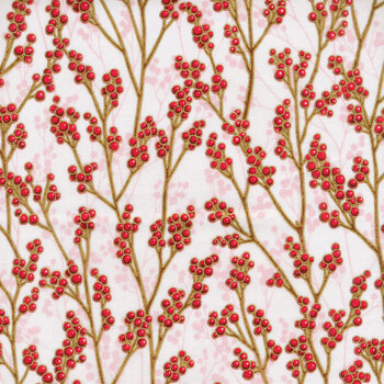 Holiday Flourish - Festive Finery 22291-478 Candy Cane by Robert Kaufman Fabrics, Image