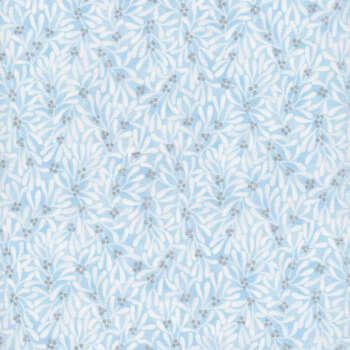 Holiday Flourish - Festive Finery 22293-63 Sky by Robert Kaufman Fabrics, Image