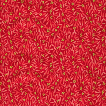 Holiday Flourish - Festive Finery 22293-91 Crimson by Robert Kaufman Fabrics, Image