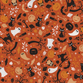 Pumpkins and Potions MAS10571-O by Kimberbell for Maywood Studio