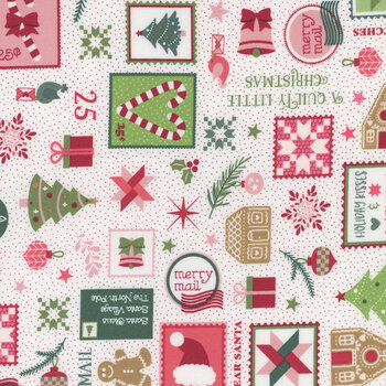 A Quilty Little Christmas MAS10574-W by KimberBell for Maywood Studio, Image