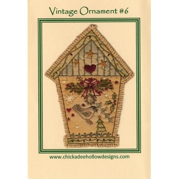 Vintage Ornament #6 - Birdhouse Pattern, Image