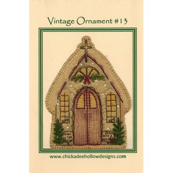 Vintage Ornament #13 - Church Pattern, Image