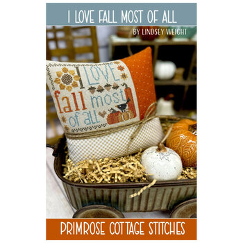 I Love Fall Most of All Cross Stitch Pattern, Image