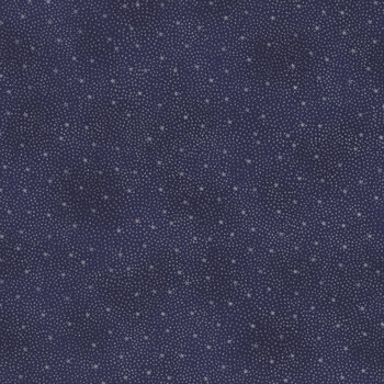 Stof Christmas - We Love Christmas 4591-608 Blue/Silver Stars and Dots by Stof Fabrics, Image