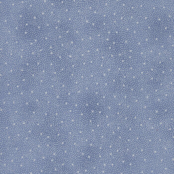 Stof Christmas - We Love Christmas 4591-615 Light Blue/Silver Stars and Dots by Stof Fabrics, Image