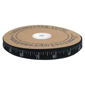 Antique Ruler Twill - Black/White - 25 yds