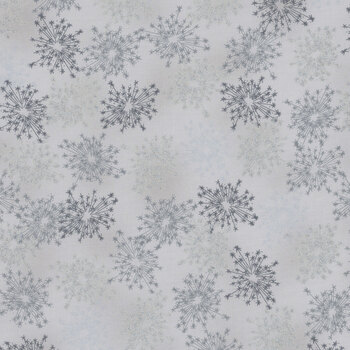 Stof Christmas - We Love Christmas 4591-902 Grey/Silver Sparkler by Stof Fabrics, Image