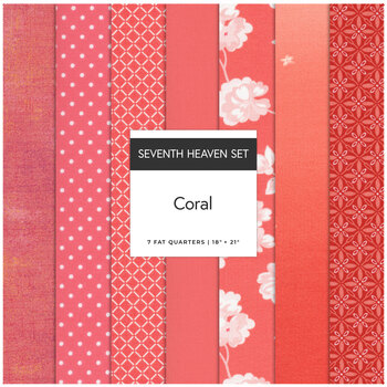 Seventh Heaven  7 FQ Set - Coral, Image