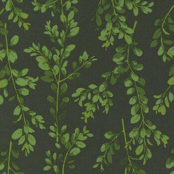 Winterberry PWMN036.DARKGREEN Boxwood by Martha Negley for FreeSpirit Fabrics, Image