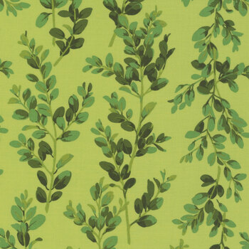 Winterberry PWMN036.GREEN Boxwood by Martha Negley for FreeSpirit Fabrics, Image