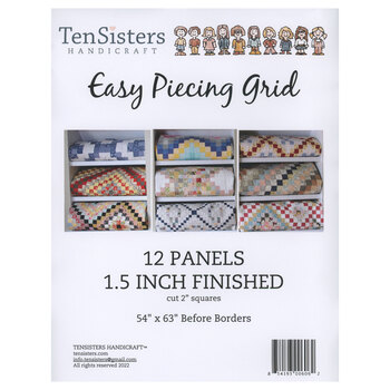 Easy Piecing Grid Panels - 1-1/2