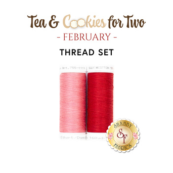  Tea & Cookies for Two - February - 2pc Thread Set, Image