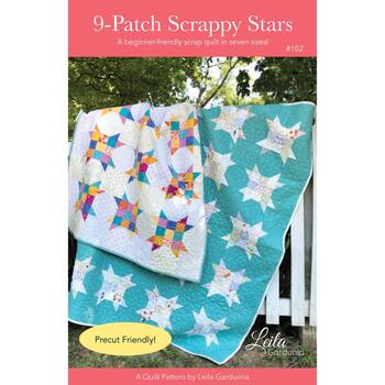 9-Patch Scrappy Stars Pattern