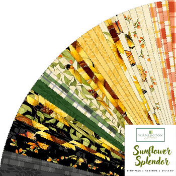 Sunflower Splendor  40 Karat Crystals by Susan Winget for Wilmington Prints, Image