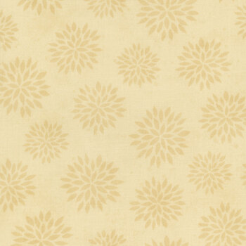 Sunflower Splendor 83333-211 Tonal Flowers Cream by Susan Winget for Wilmington Prints