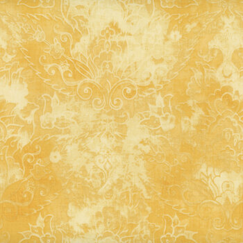 Fantasy R4704 Yellow by Sarah J for Marcus Fabrics