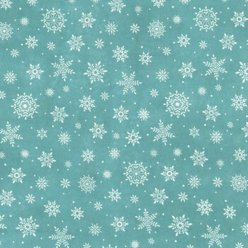 Woodland Woolies Flannel F27267-44 Blue by Deborah Edwards for Northcott Fabrics, Image