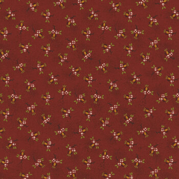 Garnets & Gingham 1344-88 by Kim Diehl for Henry Glass Fabrics, Image