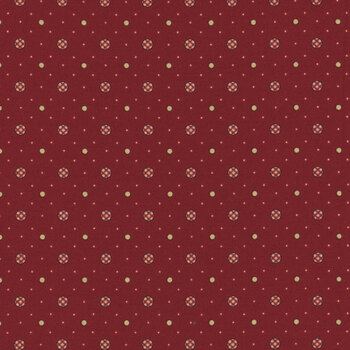 Garnets & Gingham 1345-88 by Kim Diehl for Henry Glass Fabrics, Image