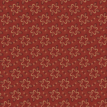 Garnets & Gingham 1352-88 by Kim Diehl for Henry Glass Fabrics, Image