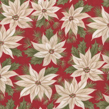 A Christmas Carol 44350-13 Crimson by 3 Sisters for Moda Fabrics, Image