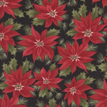 A Christmas Carol 44350-19 Ebony by 3 Sisters for Moda Fabrics REM