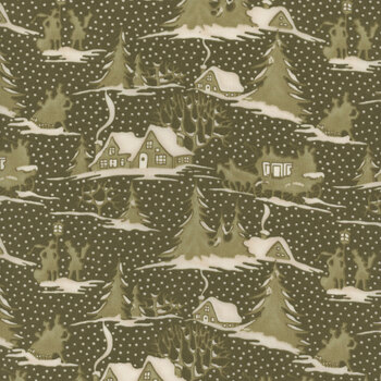 A Christmas Carol 44351-15 Holly by 3 Sisters for Moda Fabrics, Image