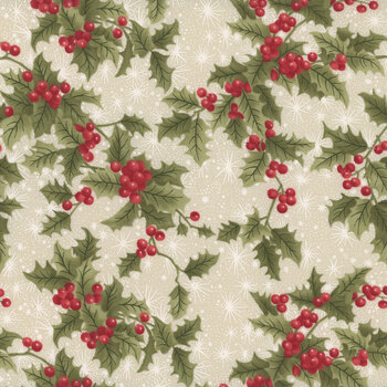 A Christmas Carol 44352-12 Parchment by 3 Sisters for Moda Fabrics REM #6, Image