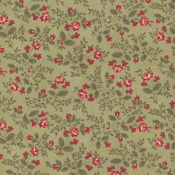 A Christmas Carol 44358-14 Sage by 3 Sisters for Moda Fabrics