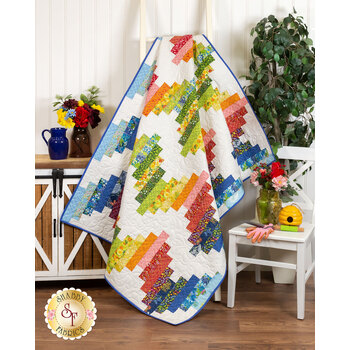  Ridiculously Easy Jelly Roll Quilt Kit - Wild Blossoms, Image
