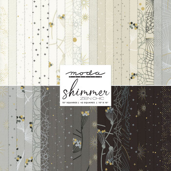 Shimmer  Layer Cake by Zen Chic for Moda Fabrics, Image