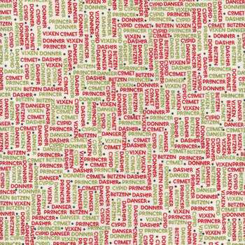 On Dasher 55663-11 The Herd-Vanilla by Sweetwater for Moda Fabrics, Image