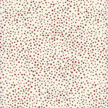 On Dasher 55665-11 Snowballs-Vanilla by Sweetwater for Moda Fabrics, Image