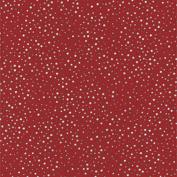 On Dasher 55665-12 Snowballs-Red by Sweetwater for Moda Fabrics, Image