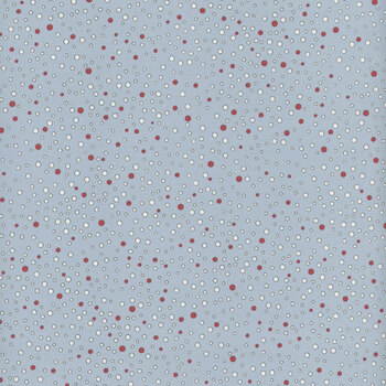 On Dasher 55665-14 Snowballs-Frost by Sweetwater for Moda Fabrics