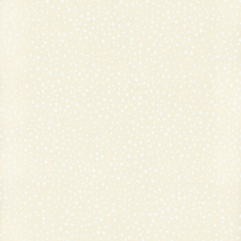 On Dasher 55665-21 Snowballs-Vanilla White by Sweetwater for Moda Fabrics, Image