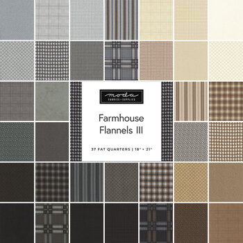 Farmhouse Flannels III  37 FQ Set by Primitive Gatherings for Moda Fabrics, Image