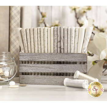 3 Sisters Favorites - Vintage Linens  19 FQ Set by Moda Fabrics, Image