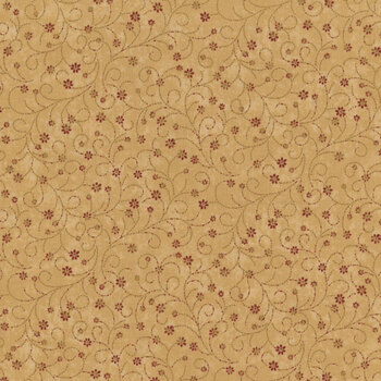 Oak and Maple 3289-33 Tan by Janet Rae Nesbitt for Henry Glass Fabrics, Image