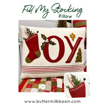 Fill My Stocking Pillow Pattern, Image