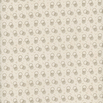 Snowman Gatherings IV 49253-15 Snow Taupe by Primitive Gatherings for Moda Fabrics, Image