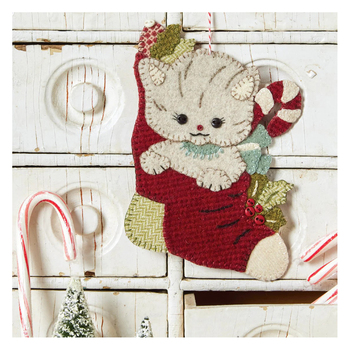 Socks The Kitty Ornament Pattern, Image